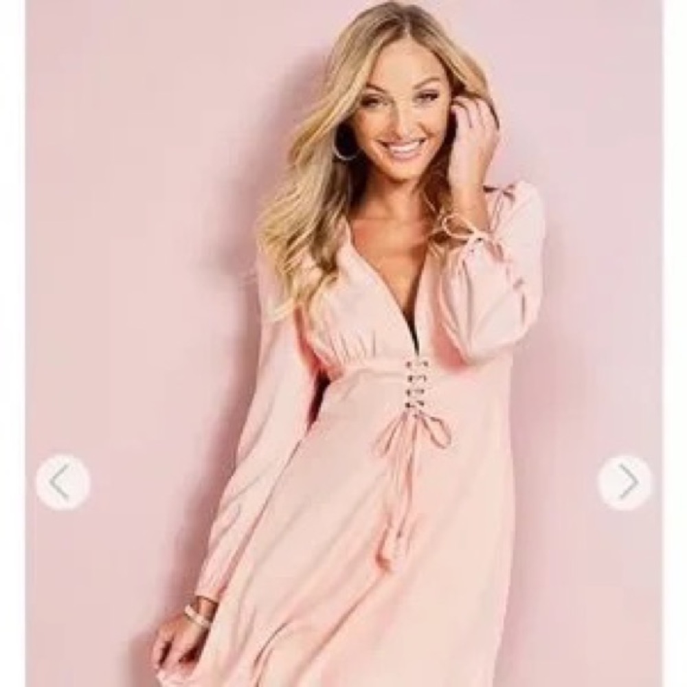 Guess sexy lace up dress size medium